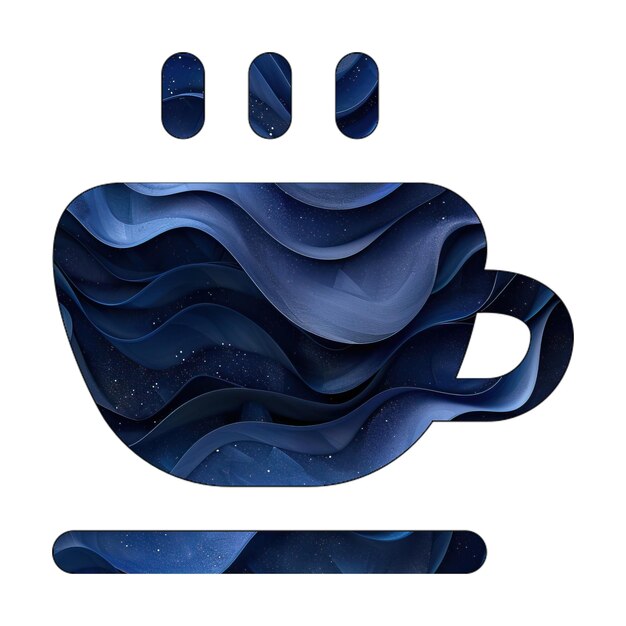 icon photo eps mug hot alt blue gradient background style design