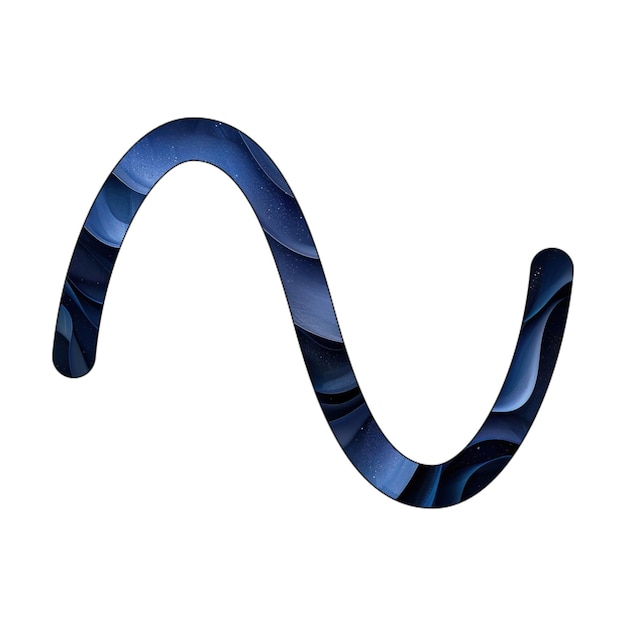 икона световой волны синус синий градиент фон стиль дизайна