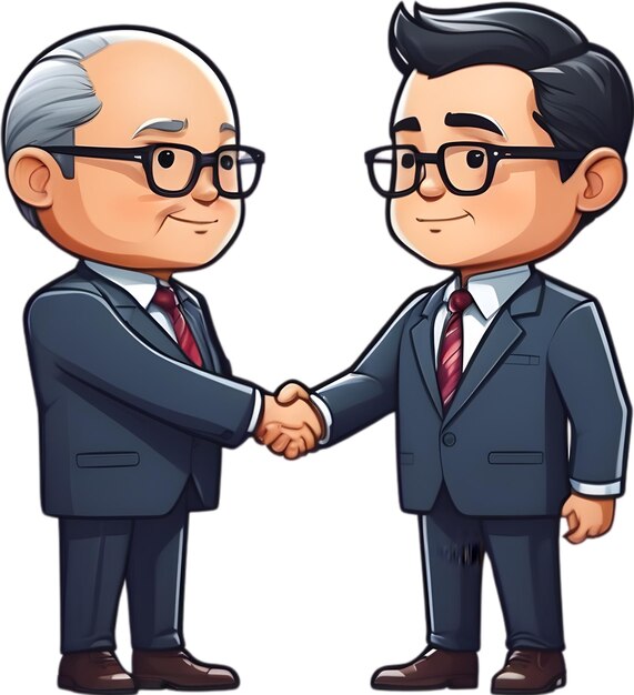 Icon of shaking hand Handshake symbol Business agreement icon Corporate partnership symbol Hands