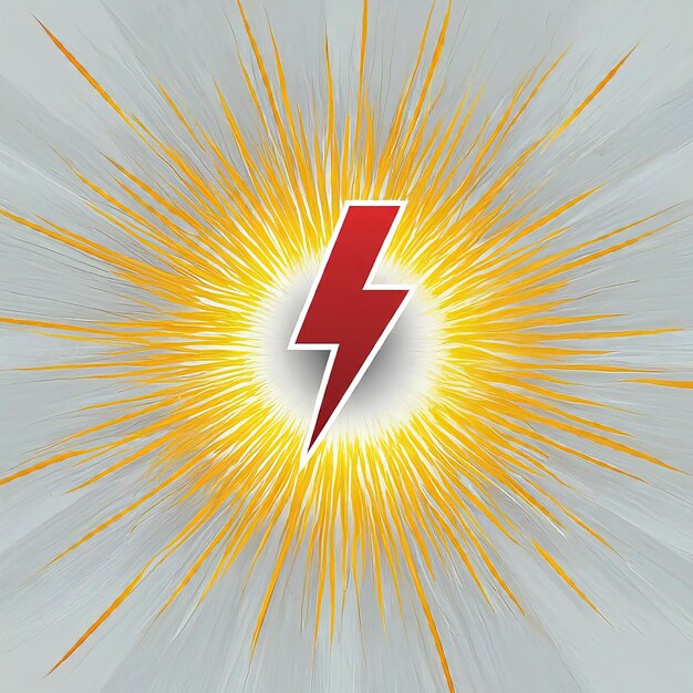 Icon van de bliksem vector illustratie
