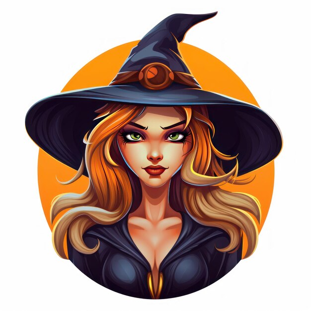 Icon van de heks van Halloween