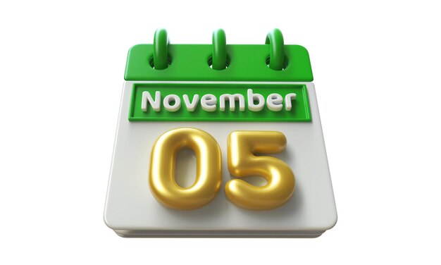 Foto icon van de kalender 3d