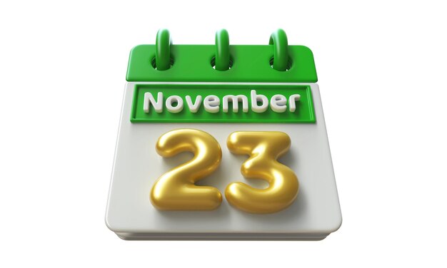 Foto icon van de kalender 3d