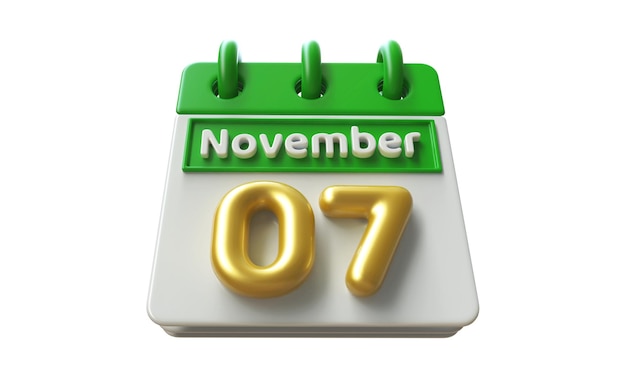 Icon van de kalender 3d
