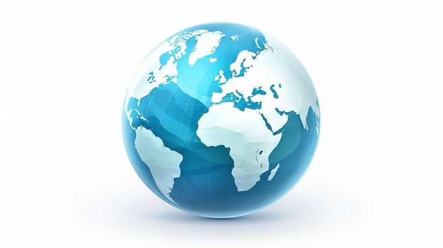 Icon van de wereldbol