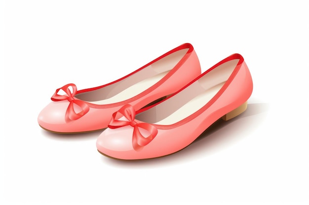 Iconen van balletflats op witte achtergrond ar 32 v 52 Job ID d83547a971a2496b8d570f72bb47a14a