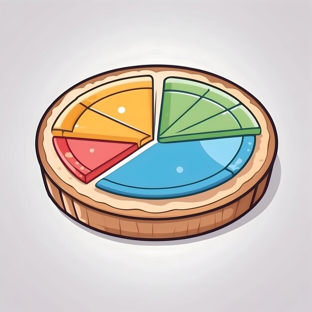 Iconen van de taartgrafiek Bedrijfsgrafiek Datavisualisatie Grafiekdiagram Statistische grafiek Financiële grafiek