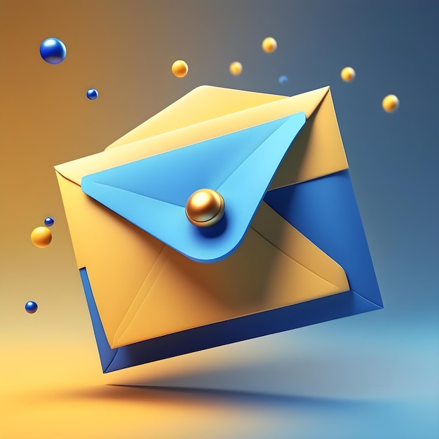 Iconen voor 3D-mail