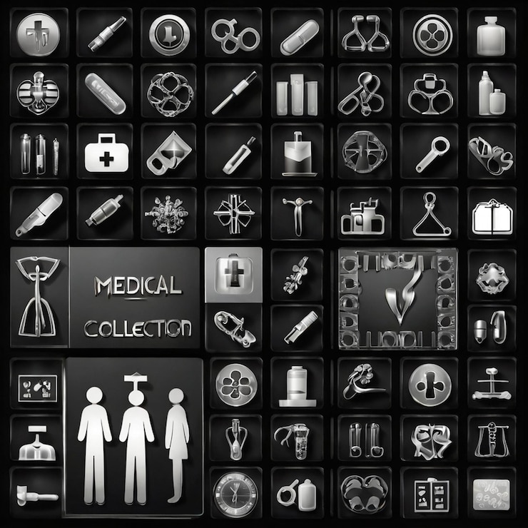 Foto iconensets voor medische en gezondheidszorg