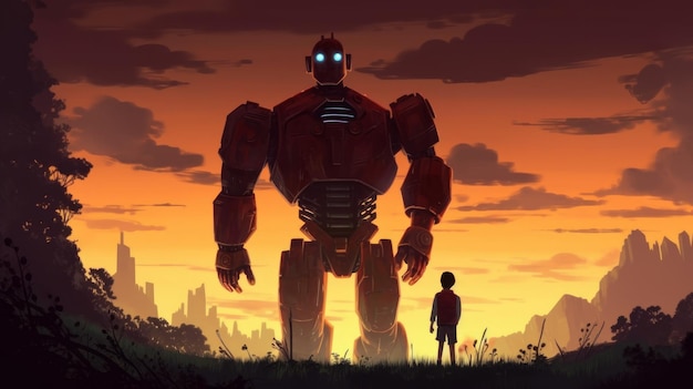 The Iconic Image Of The Iron Giant