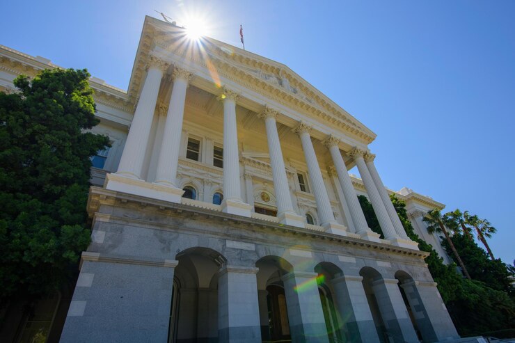 Photo アイコニックランドマーク 4k ultra hd カリフォルニア州議事堂のパノラマ景色