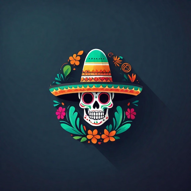 Iconic Mexican Elements and Vibrant Colors