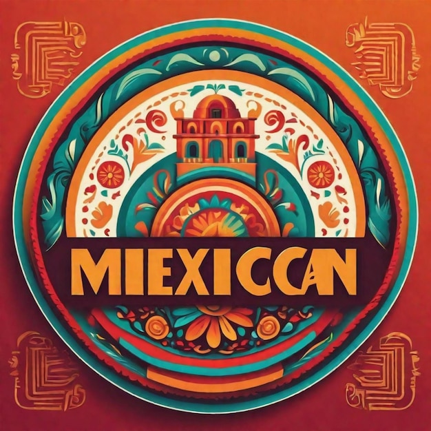 Iconic Mexican Elements and Vibrant Colors