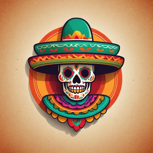 Iconic Mexican Elements and Vibrant Colors