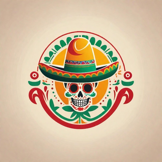 Photo iconic mexican elements and vibrant colors