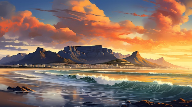 the iconic Table Mountain