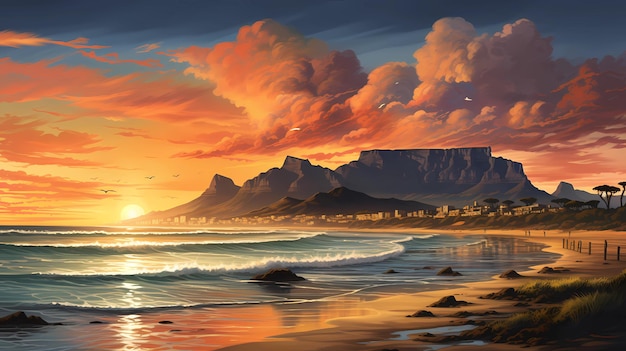 the iconic Table Mountain