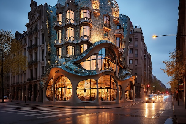 Iconisch Casa Batll-gebouw in Barcelona