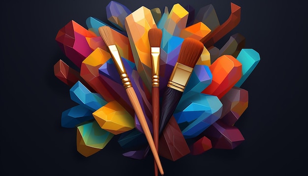 icons of a paintbrush