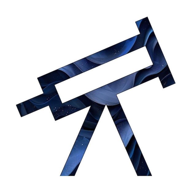 Foto icone fototelescopio blu gradiente sfondo stile di progettazione