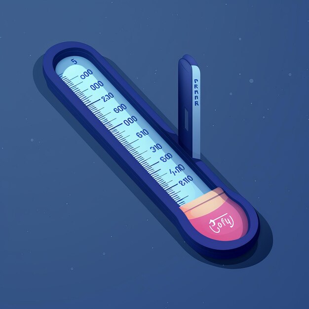 Photo the icy adventures of freezy the thermometer a cartoon journey through minus 20 degrees