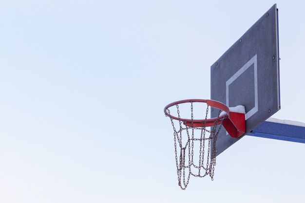 Icy basketball Hoop