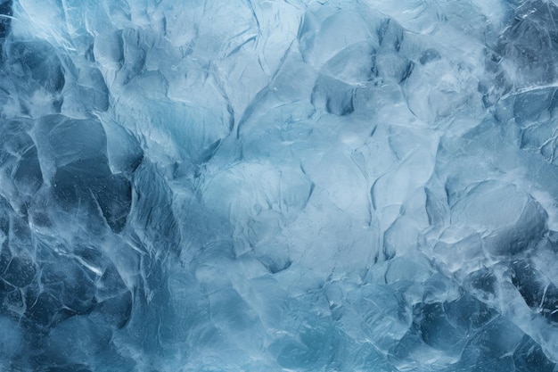 Ледяная текстура с оттенками синего Фон, напоминающий природу Текстурированная и холодная поверхность
