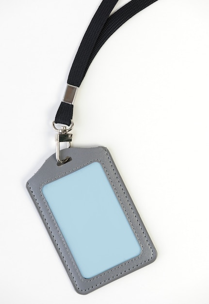 Photo id holder mockup