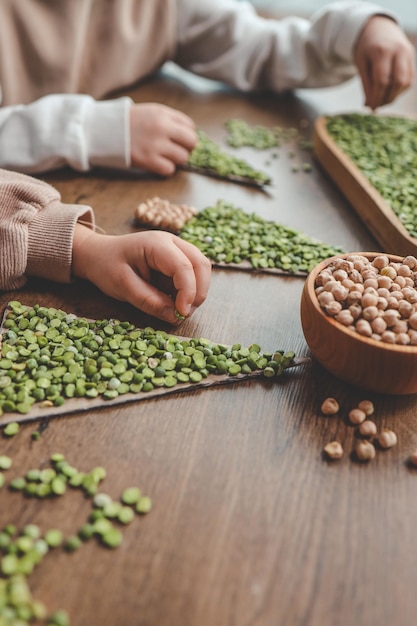 Foto idea per la creatività sensoriale dei bambini a casa