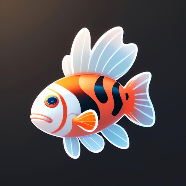 Idea item clownfish models for game