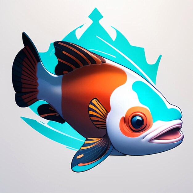 Photo idea item clownfish models for game