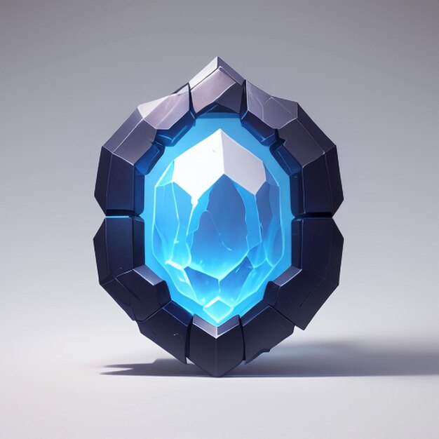 Idea item gemstone models for game