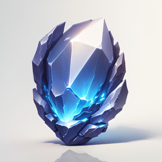 Idea item gemstone models for game