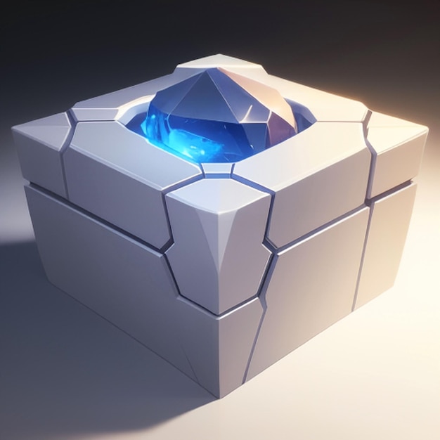 Idea item gemstone models for game