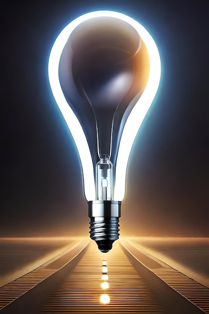 Idea light bulb illustration