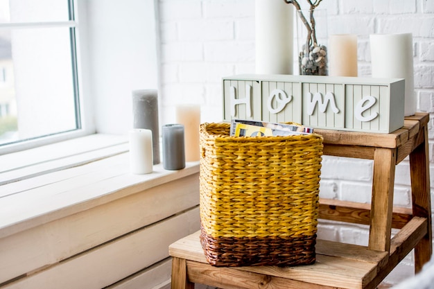 Ideas for home decor home house basket