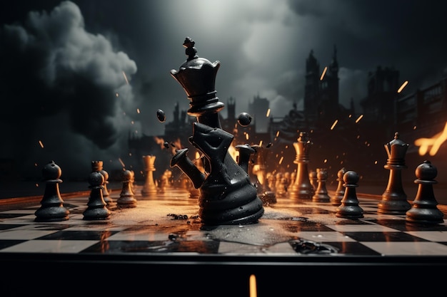 Chess, a metaphor for a businessmans game plan, strategy, and tactical  prowess Vertical Mobile Wallpaper AI Generated 31596790 Stock Photo at  Vecteezy