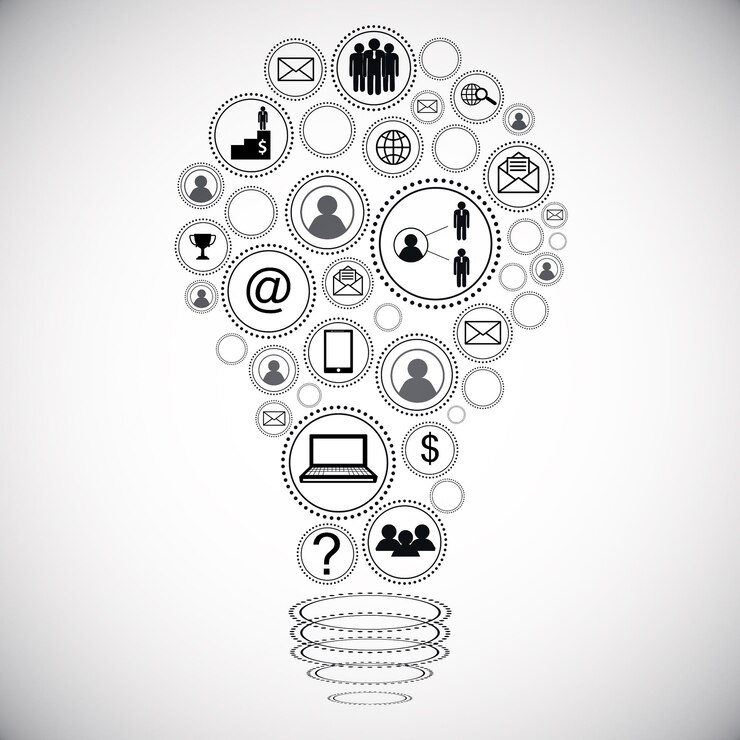 Foto idee en communicatieconcept