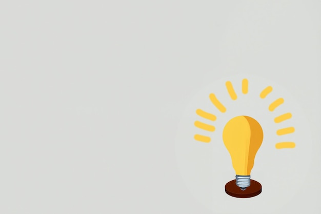Idee teken beslissing denken concept Kopieer ruimte