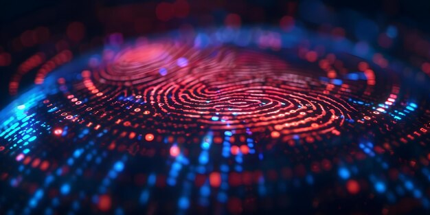 identity verification using digital fingerprint scanner and complex coding sequences in a secure environment concept biometric security digital authentication secure verification