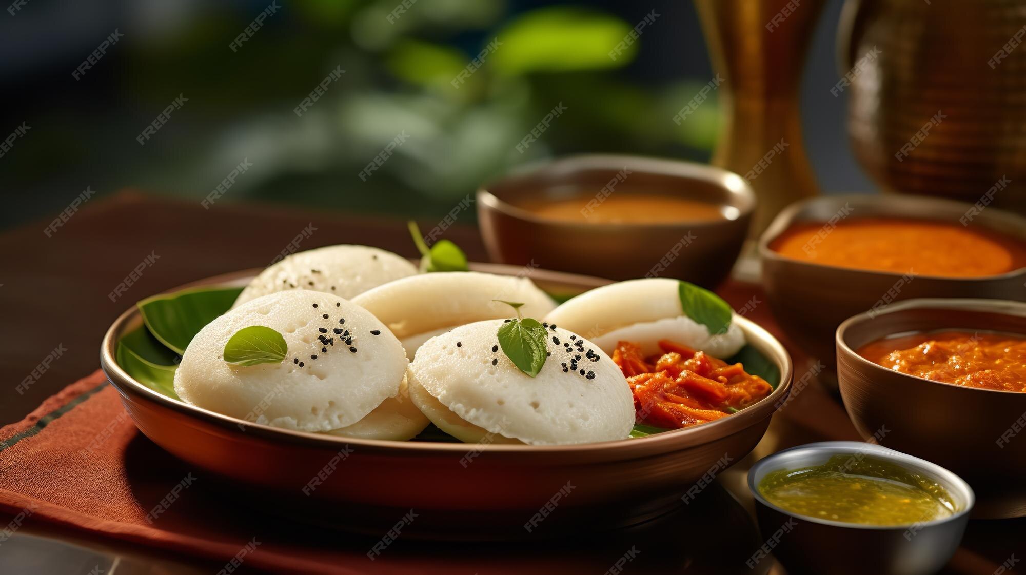 Premium AI Image | Idly A South Indian Breakfast