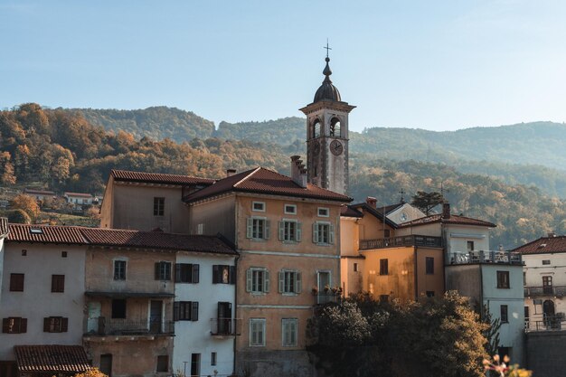 Photo idyllic old town kanal ob soci in slovenia