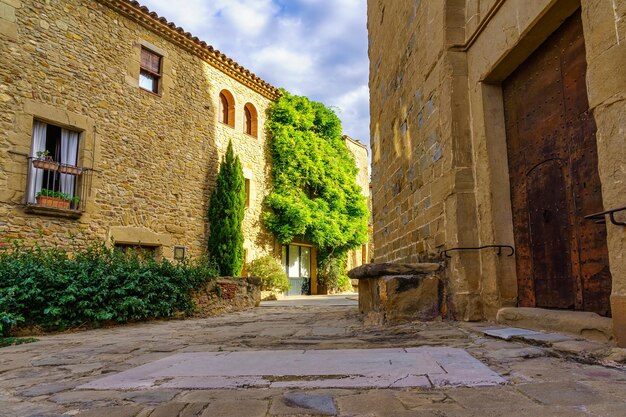 Stone buildings of Avelar in Portugal Stock Photo - Alamy