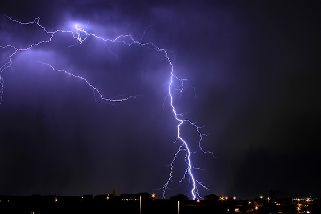 Idyllic view of lightning