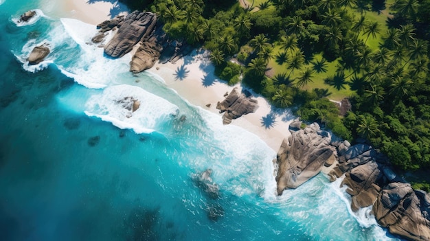 Idyllisch tropisch paradijs Seychellen