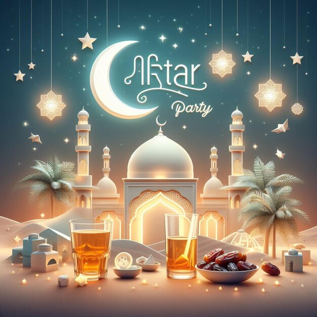 Iftar Party Flyer Poster Design