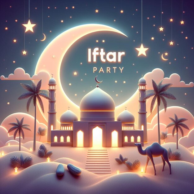 Iftar Party Flyer Poster Design
