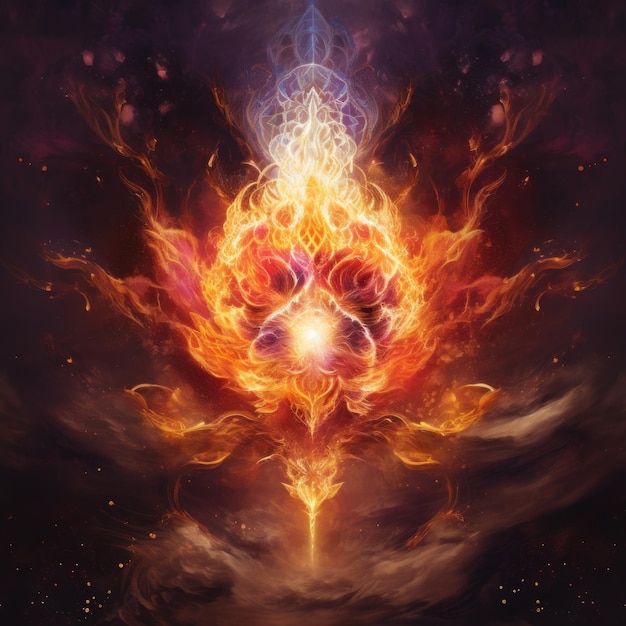 Photo ignite your inner power unleashing the flames of the third chakra