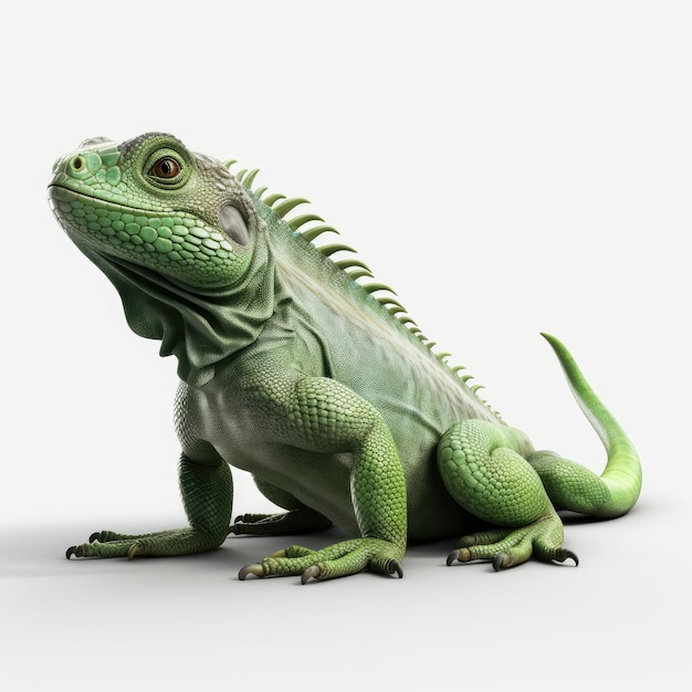 Iguana cartoon character