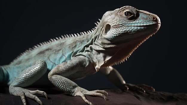 iguana close up